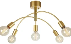 Hall & Trappa|Sovrum < Markslojd Cygnus Plafond 70cm 5L Guld