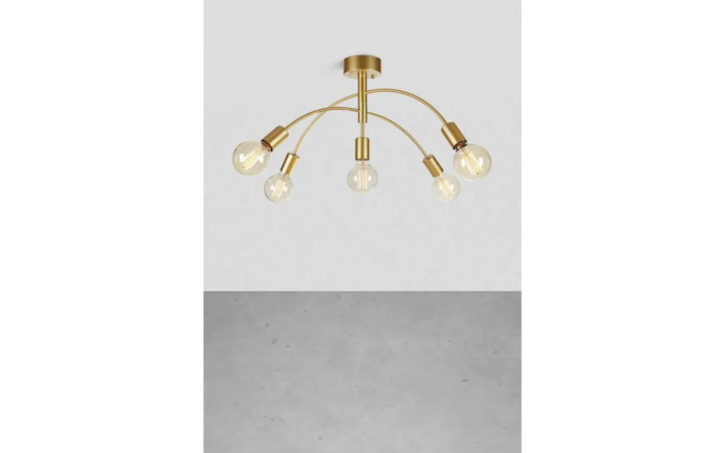 Hall & Trappa|Sovrum < Markslojd Cygnus Plafond 70cm 5L Guld