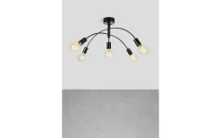 Sovrum|Plafonder < Markslojd Cygnus Plafond 70cm 5L Svart
