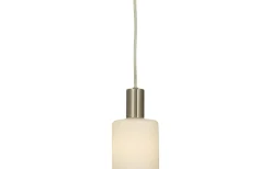 Kök & Matplats|Fönsterlampor-Aneta Cylinder Fönsterlampa 9cm Stål/Opal