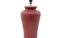 Lampfötter < Hallbergs Dahlia Lampfot 50cm Glossy Welcoming Red