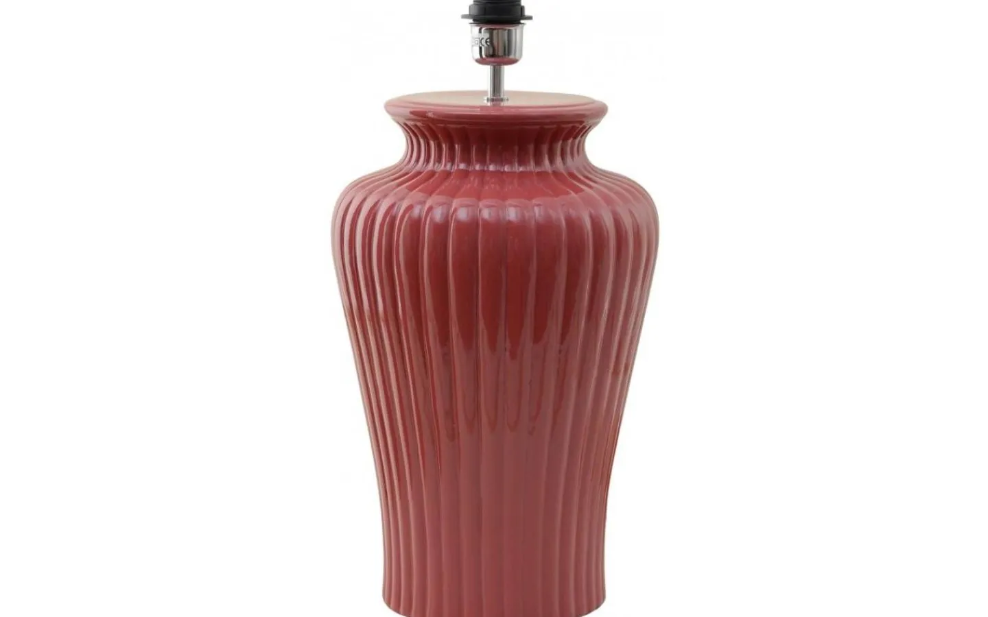 Lampfötter < Hallbergs Dahlia Lampfot 50cm Glossy Welcoming Red
