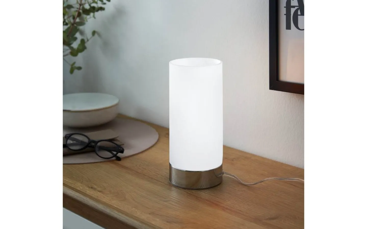 Bordslampor < Eglo Damasco Bordslampa 22cm Krom