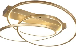 Plafonder-Trio Lighting Darvin Plafond LED guld