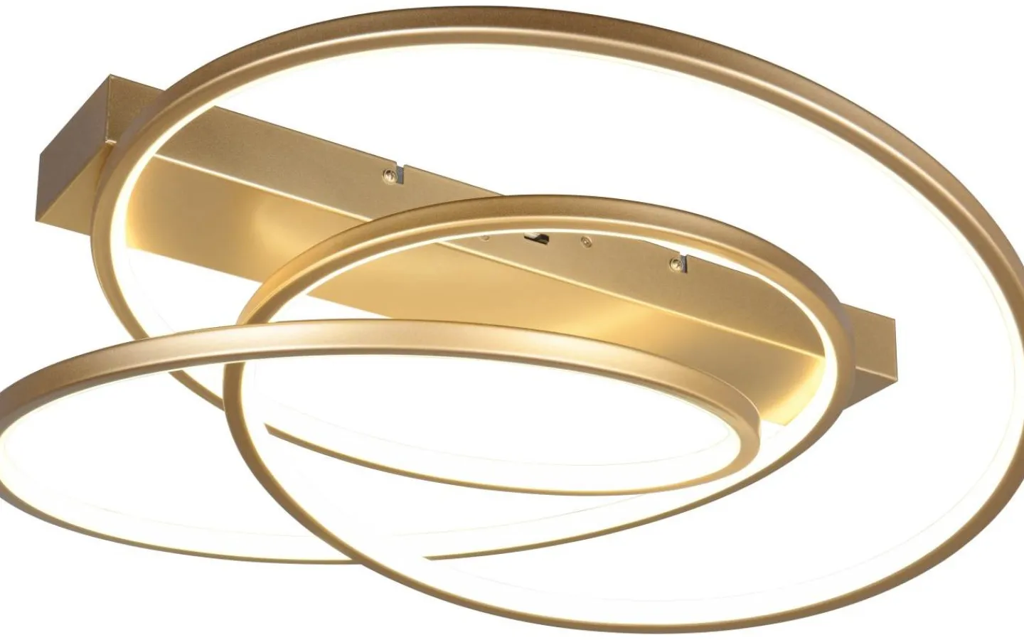 Plafonder-Trio Lighting Darvin Plafond LED guld