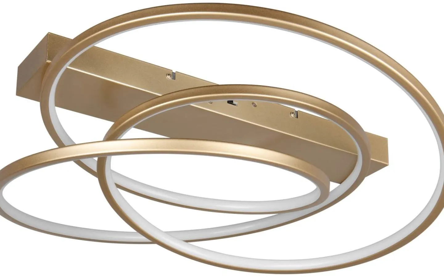 Plafonder-Trio Lighting Darvin Plafond LED guld