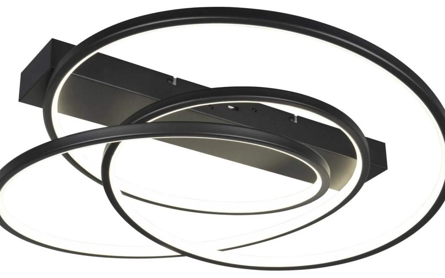 Plafonder-Trio Lighting Darvin Plafond LED mattsvart