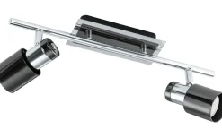 Takspot Med 2 Lampor|Avlånga Takspotlights < Eglo Davida Takspotlight 39cm GU10 LED 3000K 2x4,6W Nickel