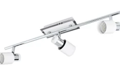 Avlånga Takspotlights|Takspot Med 3 Lampor < Eglo Davida Takspotlight 58cm GU10 LED 3000K 3x5W Vit