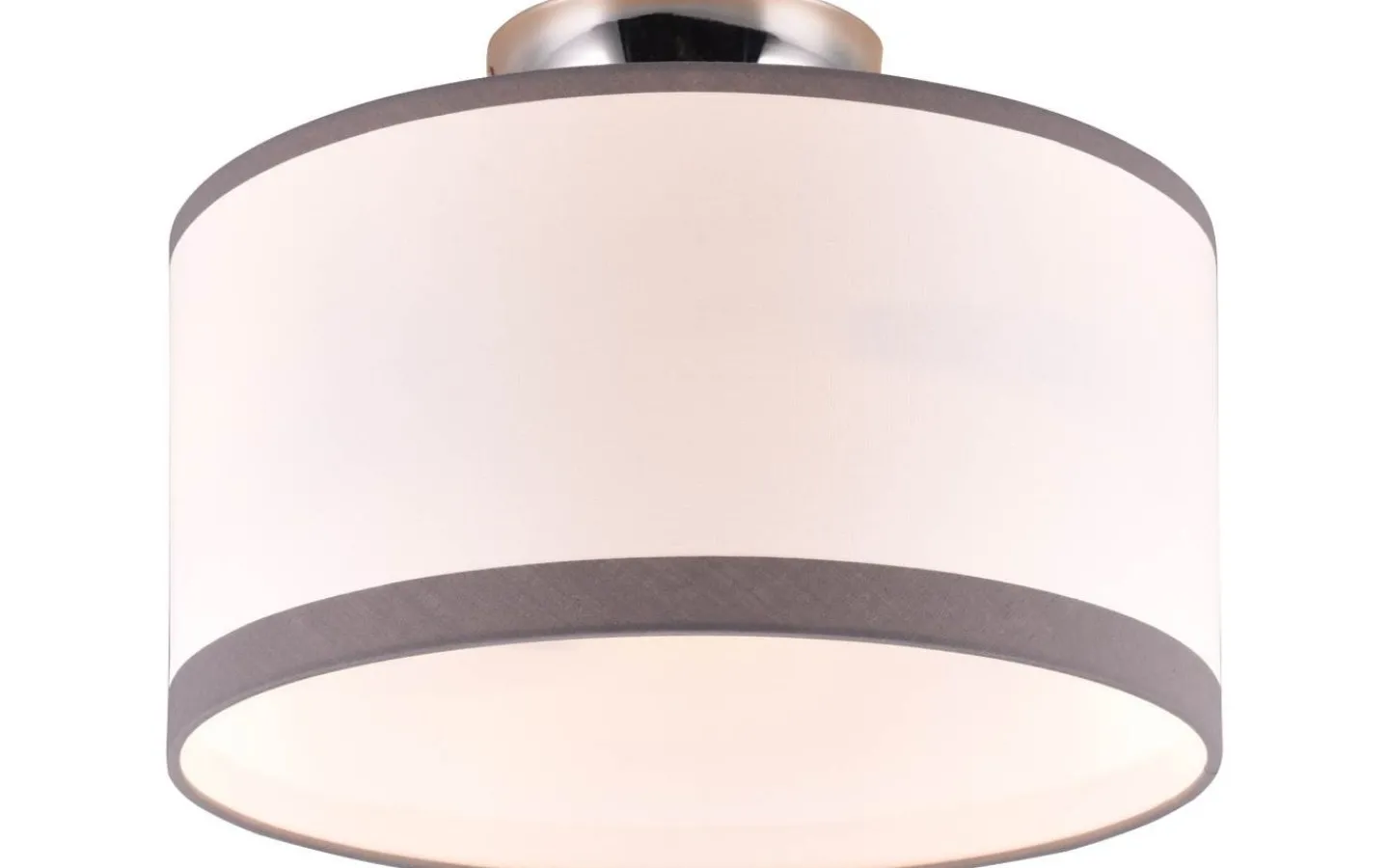 Plafonder-Reality Davos Plafond 30cm 2xE14 krom/vit