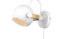 Läslampor-Halo Design DC Vägglampa Vit/Ek