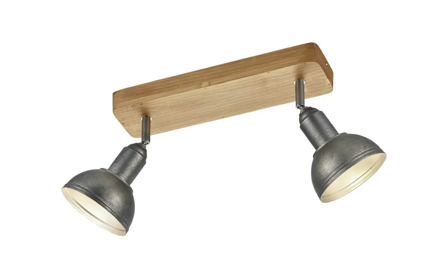 Takspot Med 2 Lampor-Trio Lighting Delhi Spotlight 2-delad E14 antik stål