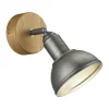 Läslampor < Trio Lighting Delhi Spotlight E14 antik stål