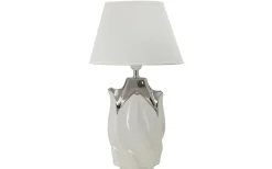 Bordslampor < Mauro Ferretti Delta Bordslampa 51cm Silver/Vit