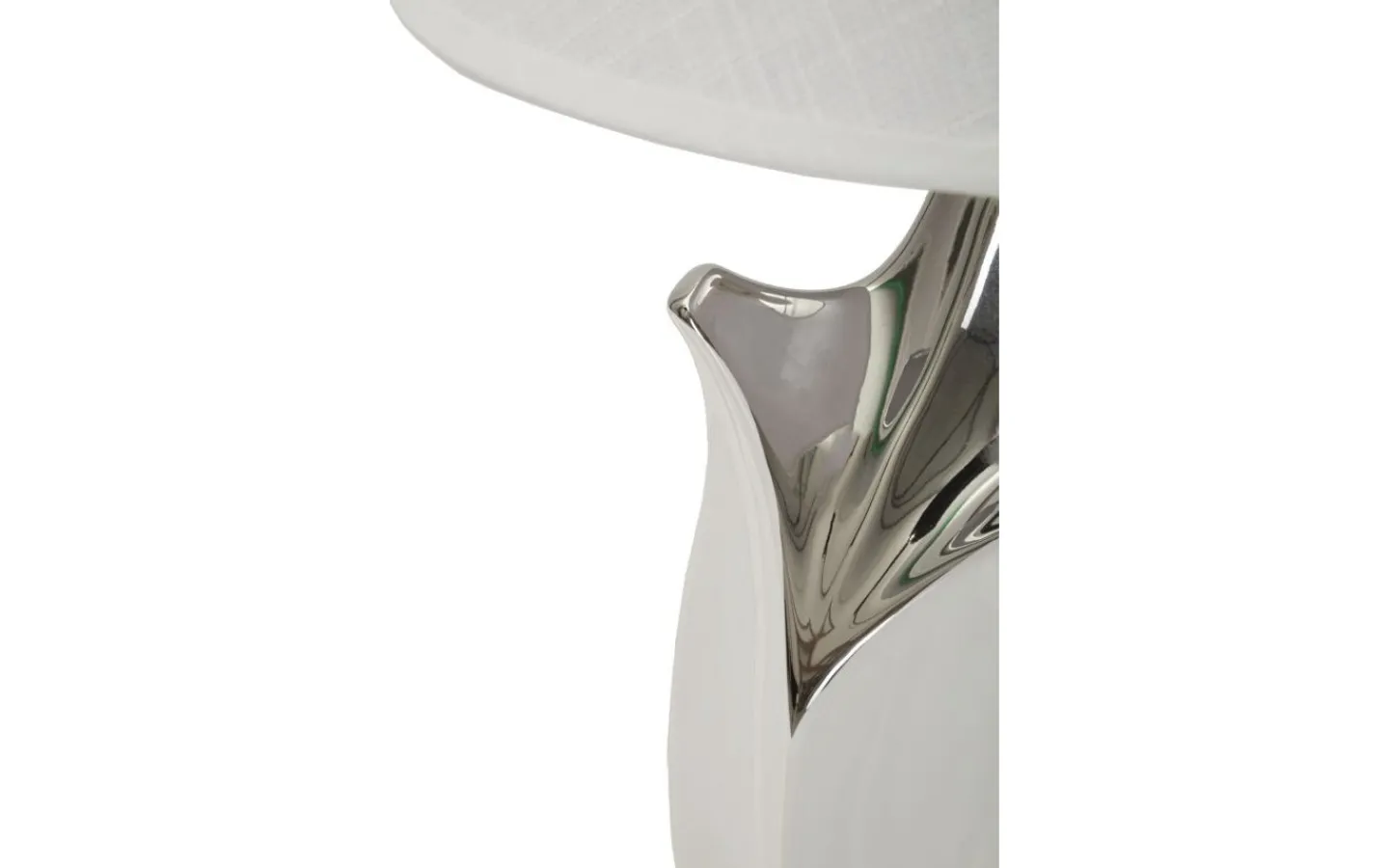 Bordslampor < Mauro Ferretti Delta Bordslampa 51cm Silver/Vit