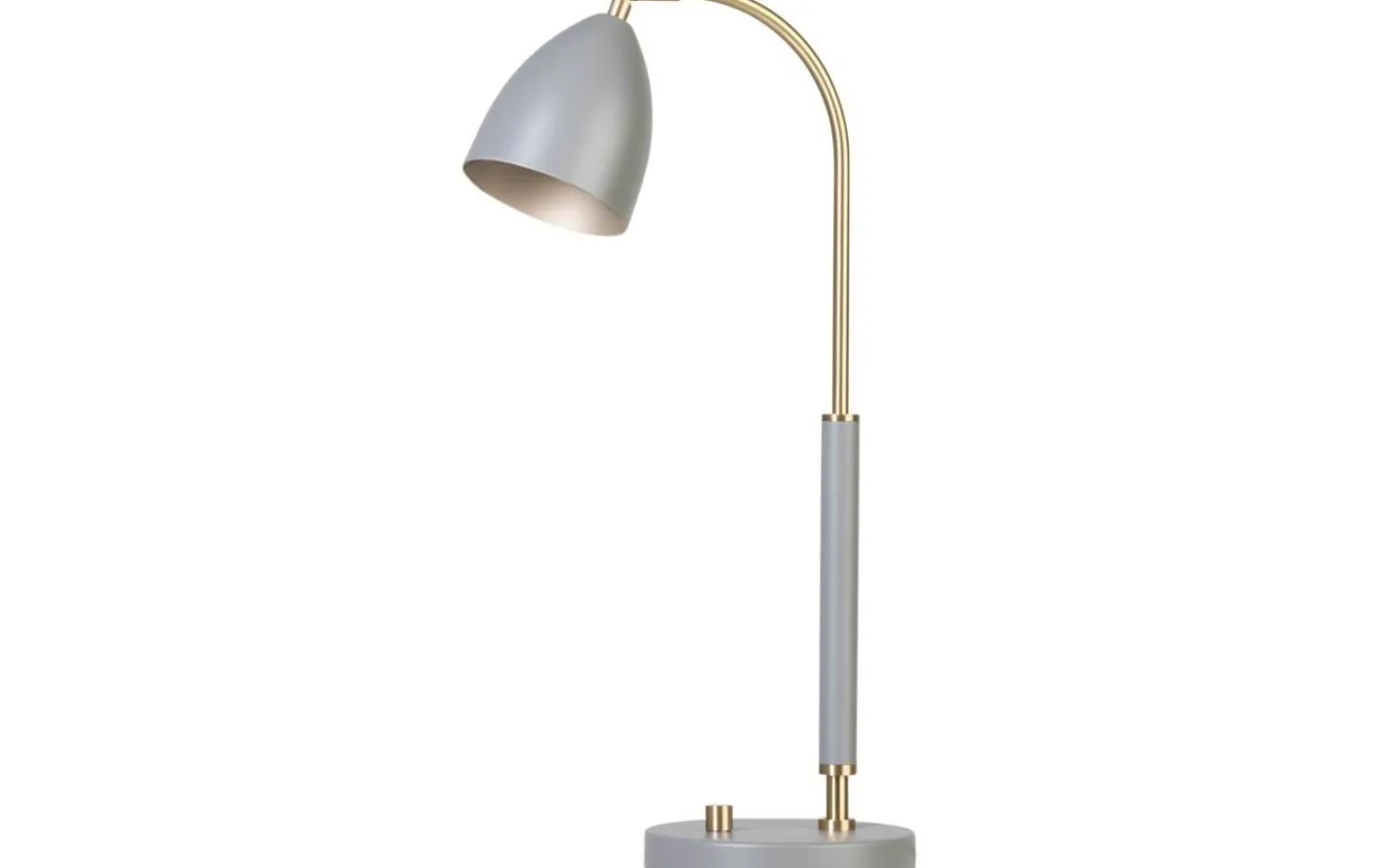 Sovrum|Skrivbordslampor < Belid Deluxe Bordslampa 51cm LED GU5,3 Grå/Mässing