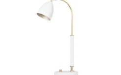 Sovrum|Skrivbordslampor < Belid Deluxe Bordslampa 51cm LED GU5,3 Vit/Mässing