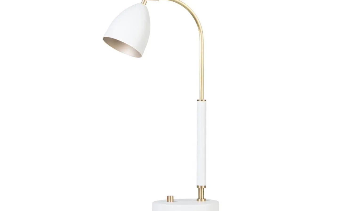 Sovrum|Skrivbordslampor < Belid Deluxe Bordslampa 51cm LED GU5,3 Vit/Mässing