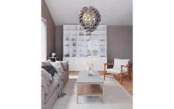 Stora Taklampor Ø50-69 Cm-By Rydens Deluxe Taklampa 64cm Grå