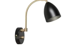 Sovrum|Läslampor < Belid Deluxe Vägglampa LED GU5,3 Svart/Mässing