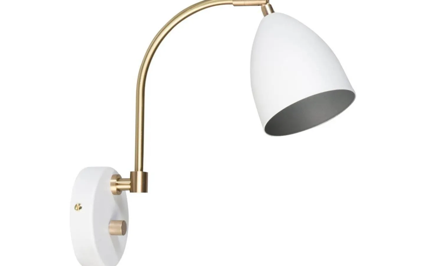 Sovrum|Läslampor-Belid Deluxe Vägglampa LED GU5,3 Vit/Mässing