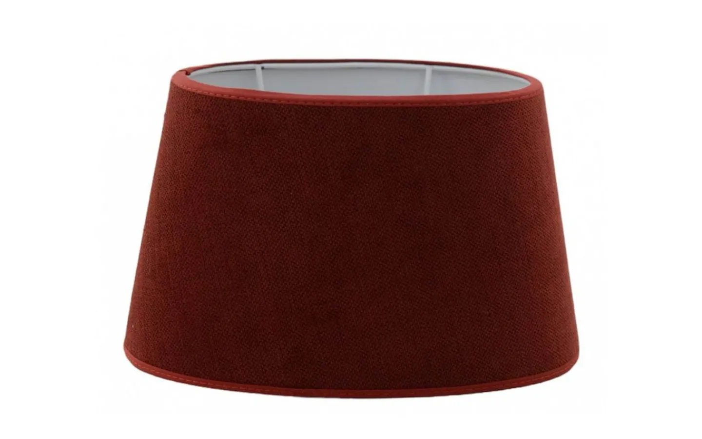 Ovala Lampskärmar-Hallbergs Derby Lampskärm Oval 20cm Roströd