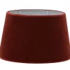 Ovala Lampskärmar-Hallbergs Derby Lampskärm Oval 30cm Roströd