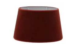 Ovala Lampskärmar-Hallbergs Derby Lampskärm Oval 30cm Roströd