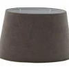 Ovala Lampskärmar-Hallbergs Derby Lampskärm Oval 30cm Valnöt