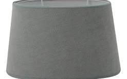 Ovala Lampskärmar-Hallbergs Derby Oval Lampskärm 20cm Soft Petrol