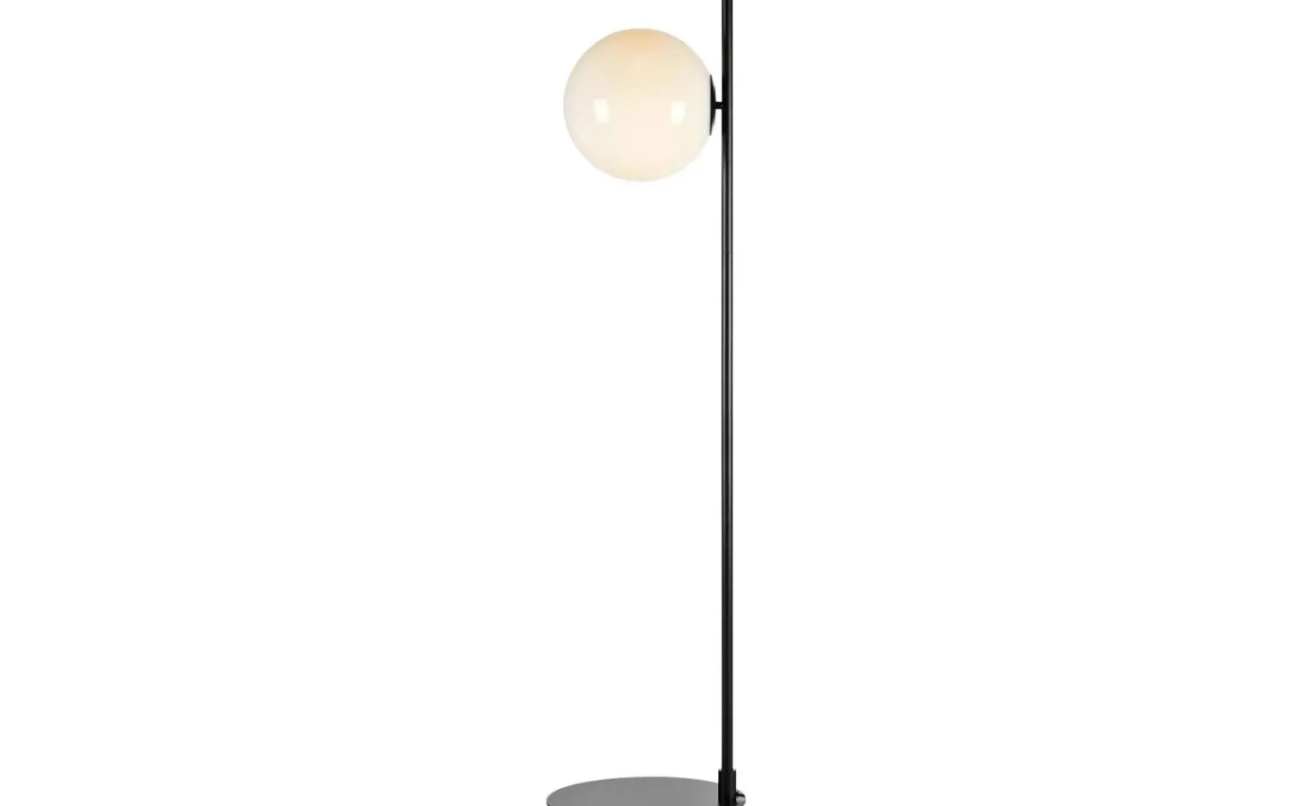 Golvlampor < Markslojd Dione Golvlampa 135cm Svart/Vit