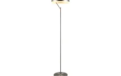 Golvlampor|Uplight < Trio Lighting Dios Golvlampa LED i borstat stål