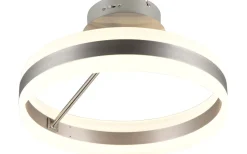 Plafonder < Trio Lighting Dios Plafond LED 40cm i borstat stål