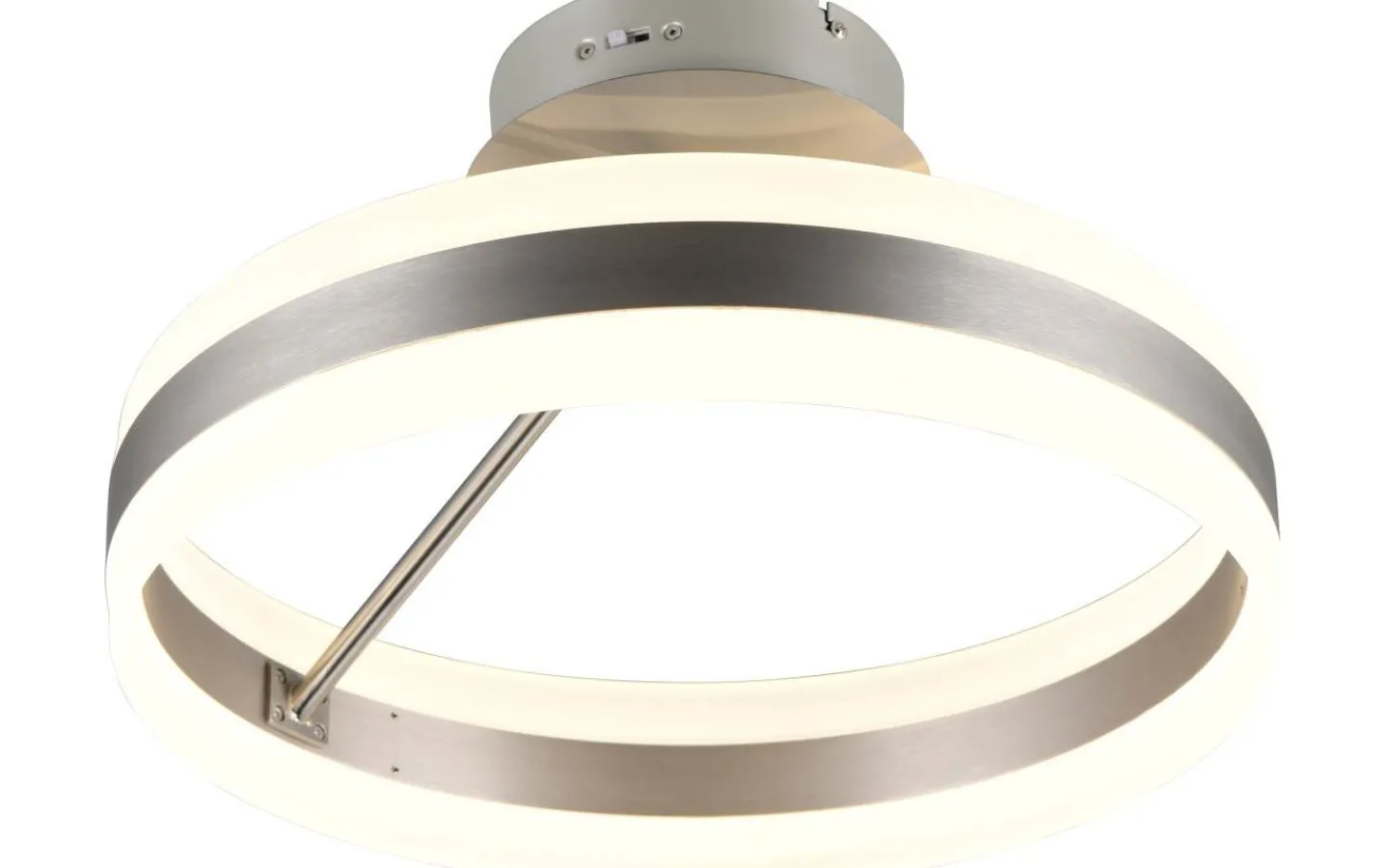 Plafonder < Trio Lighting Dios Plafond LED 40cm i borstat stål