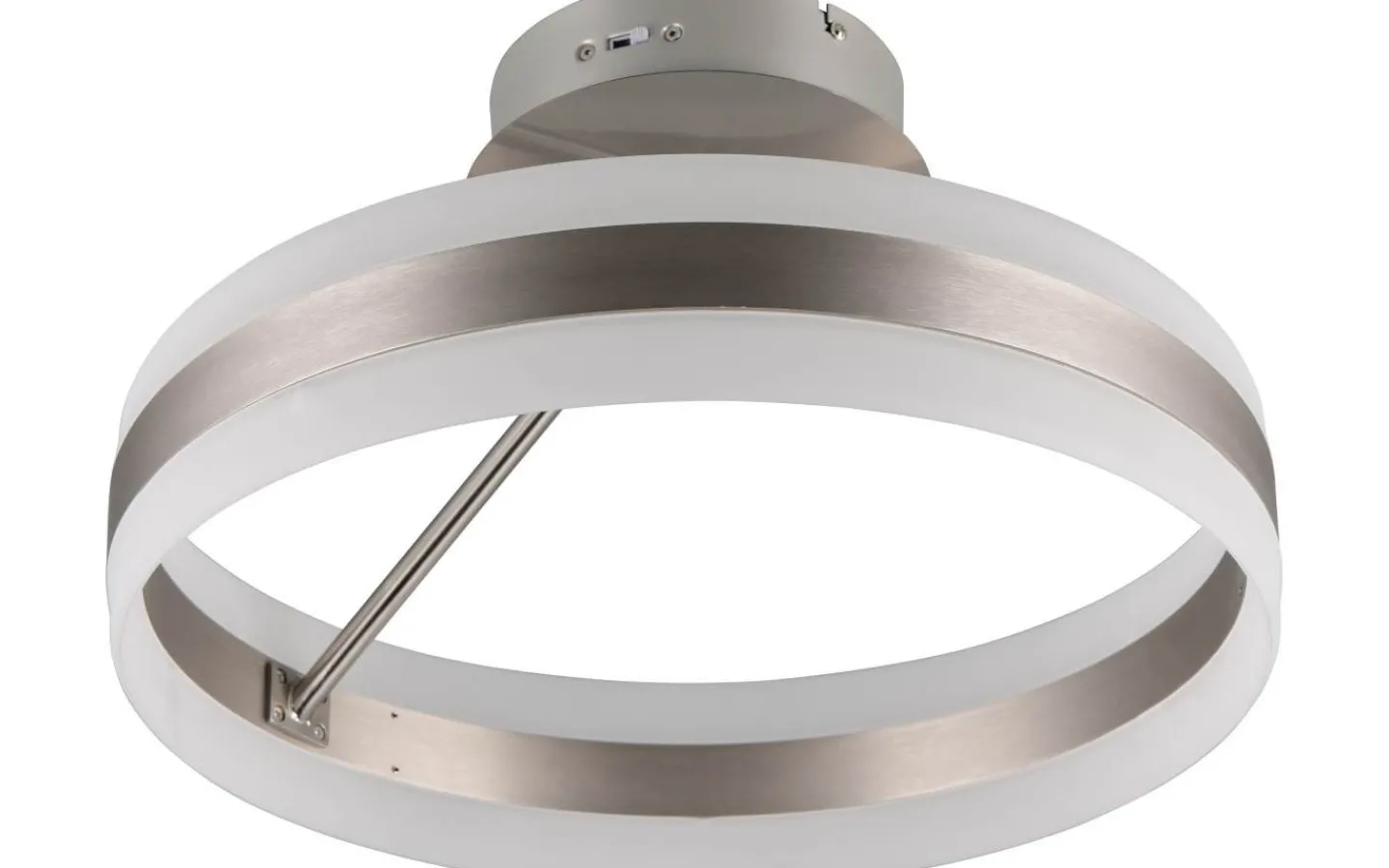 Plafonder < Trio Lighting Dios Plafond LED 40cm i borstat stål