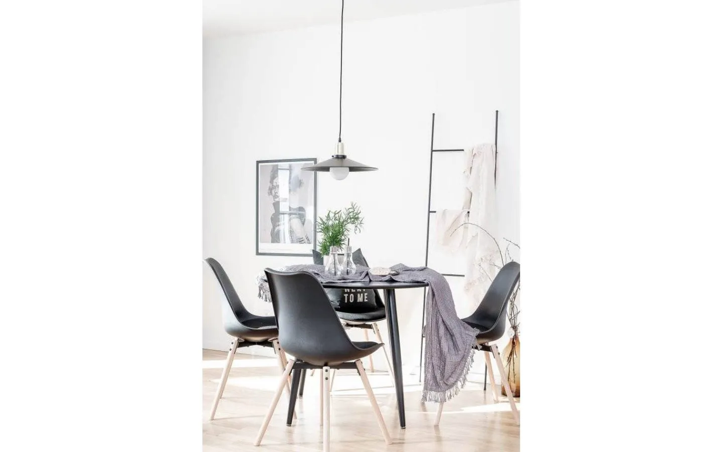 Kök & Matplats < Globen Lighting Disc Taklampa 40cm E27 Svart/Borstad Mässing