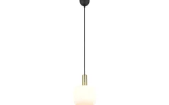 Fönsterlampor < Trio Lighting Diva Fönsterlampa 20cm E27 matt mässing/vit