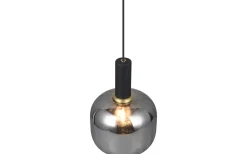 Fönsterlampor-Trio Lighting Diva Fönsterlampa 20cm E27 mattsvart/förkromad