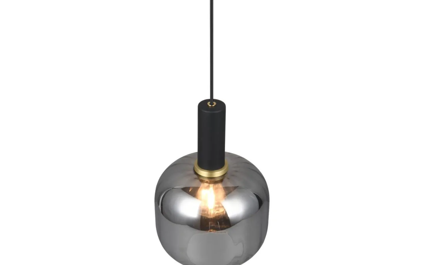 Fönsterlampor-Trio Lighting Diva Fönsterlampa 20cm E27 mattsvart/förkromad