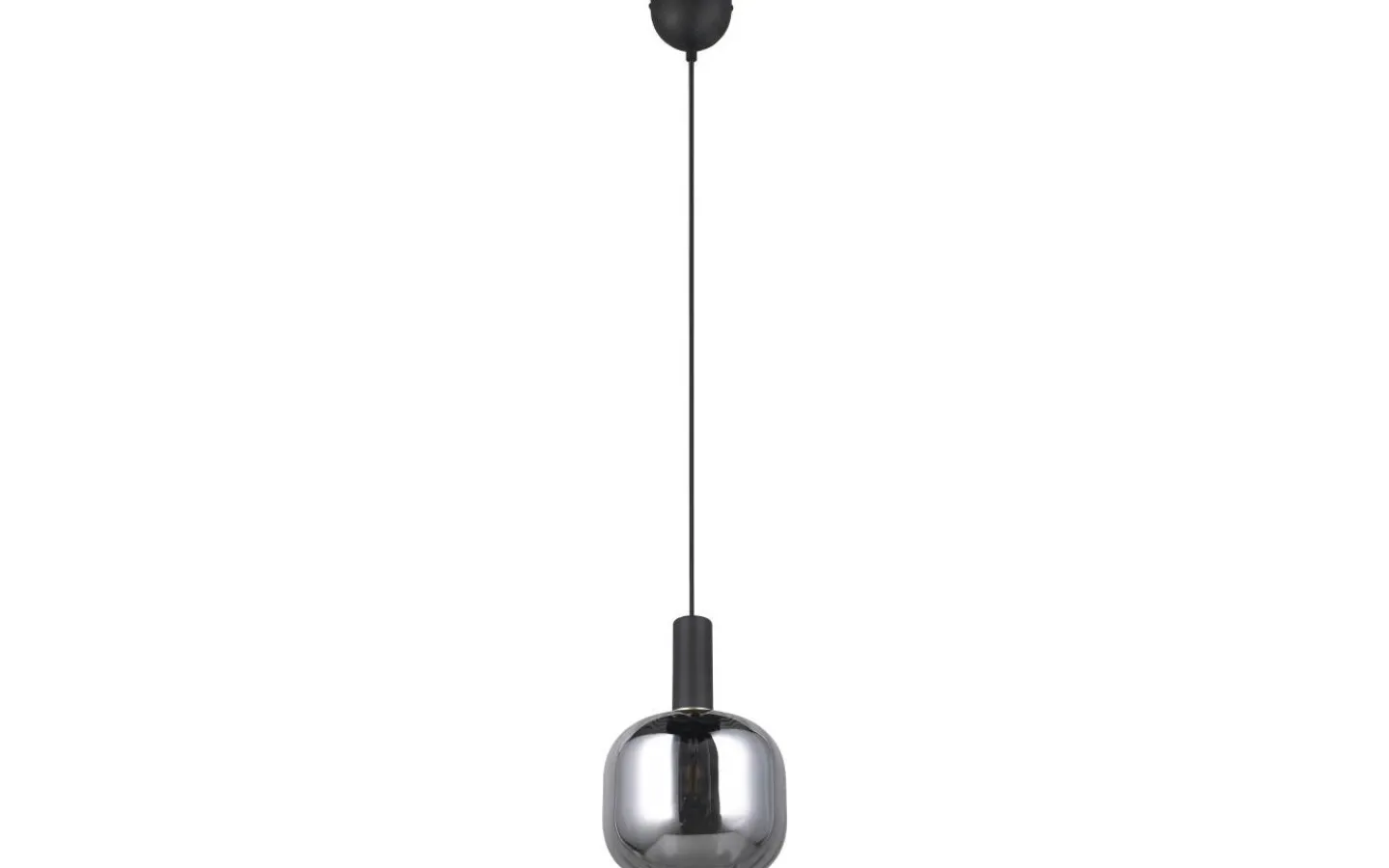 Fönsterlampor-Trio Lighting Diva Fönsterlampa 20cm E27 mattsvart/förkromad