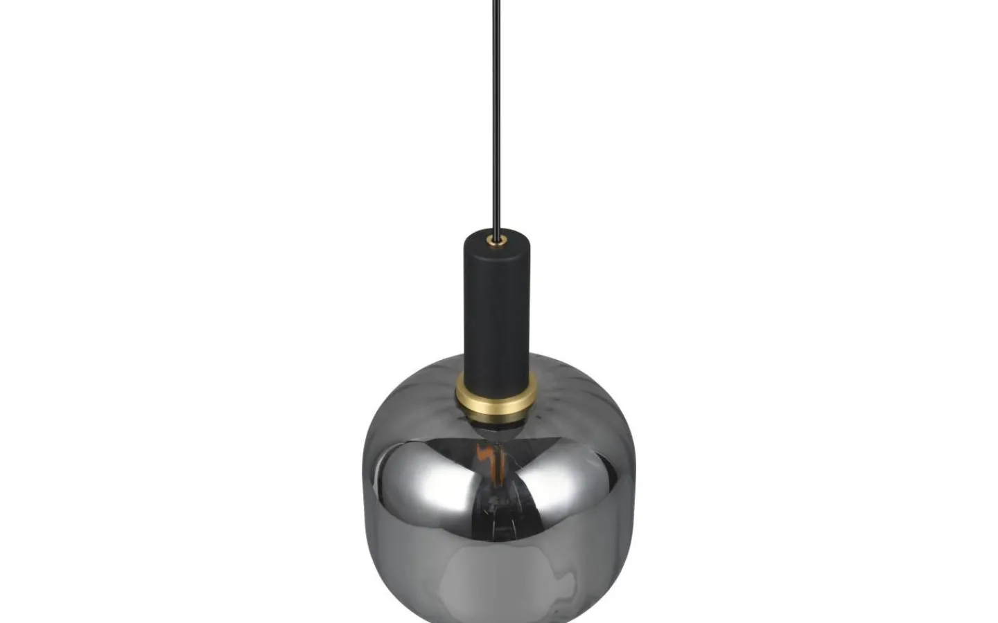 Fönsterlampor-Trio Lighting Diva Fönsterlampa 20cm E27 mattsvart/förkromad