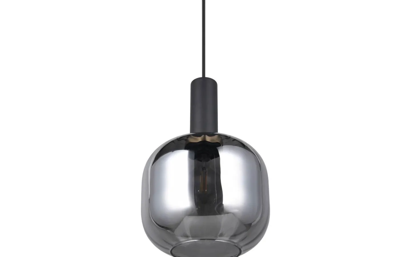 Fönsterlampor-Trio Lighting Diva Fönsterlampa 20cm E27 mattsvart/förkromad