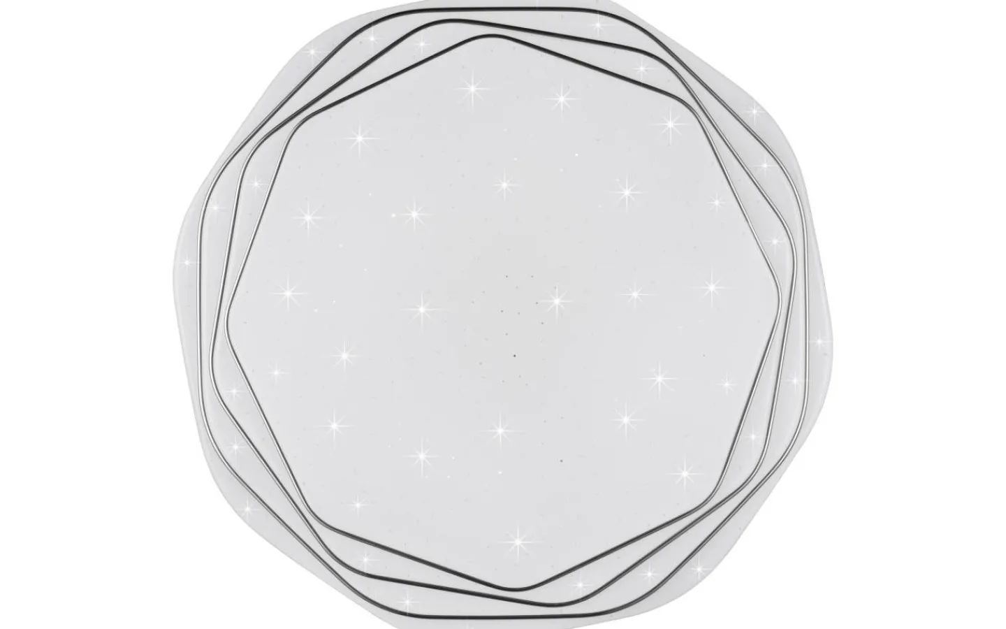 Plafonder-Reality Dizzy Plafond LED vit/krom stjärnljus