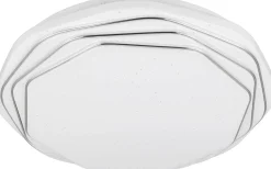 Plafonder-Reality Dizzy Plafond LED vit/krom stjärnljus