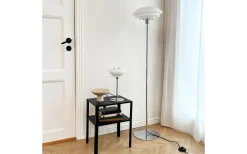 Bordslampor < Dyberg Larsen DL20 Bordslampa 30cm Opal/Krom