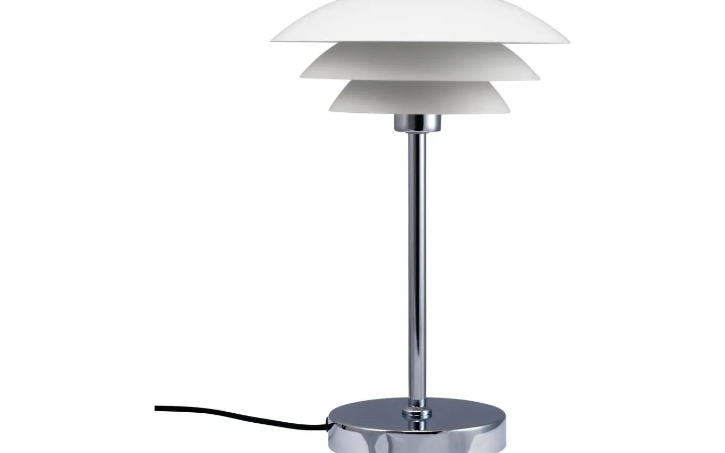 Bordslampor-Dyberg Larsen DL20 Bordslampa 30cm Vit/Krom