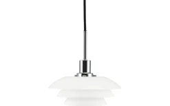 Fönsterlampor < Dyberg Larsen DL20 Fönsterlampa 20cm Opal/Krom