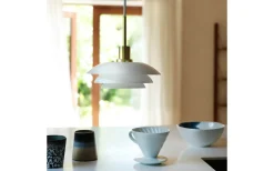 Fönsterlampor-Dyberg Larsen DL20 Fönsterlampa 20cm Opal/Mässing