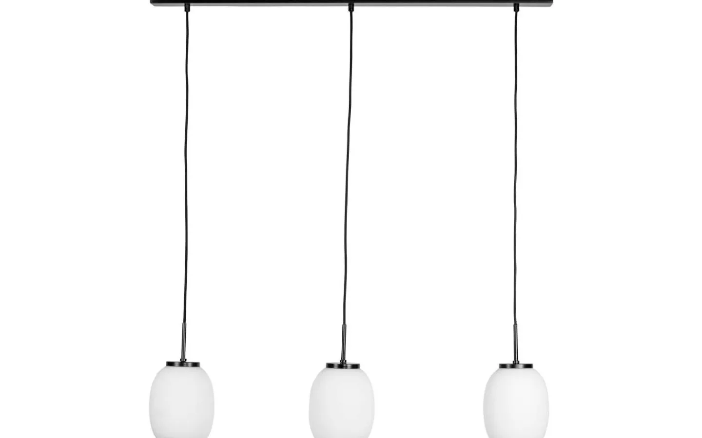 Avlånga Taklampor < Dyberg Larsen DL39 Taklampa 90cm Opal/Svart