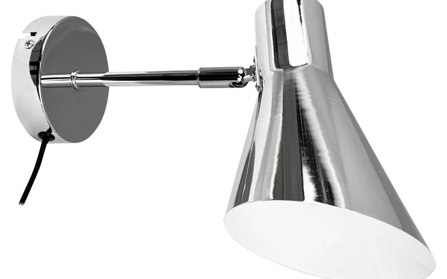 Läslampor-Dyberg Larsen DL12 Vägglampa Krom